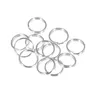 LINSOIR 200PCSLOT Open Jump Rings Double Loops Gold Color Split Rings Anslutningar för smycken Making DIY F9063004985