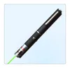 Alta qualidade elegante 532nm 5mW Green Ray Beam Light Laser Pointer Pen Copper Apresentador 6 Estilos diferentes Padrões de lazer 4675001