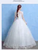 Summer Lace Sequined Red Romantic Wedding Dresses 2018 Ny Koreansk stil Enkel Pricess Vuxen Vestidos de Novia Gratis frakt