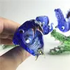 Cuenco de cristal de vidrio de Pyrex grueso con nariz 14mm 18 mm macho verde azul serpiente de serpiente pulpo de cocodrilo hierba tobacco bong cuencos para glass agua tubos bongs