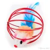 6cm Mouse In Cage Ball Teasing Cat Toy Exquisite Design Multi Color Funny Pet Mini Toys 1 8tt ff