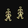 63pcs Zinc Alloy Charms Antique Bronze Plated clown joker jester Charms for Jewelry Making DIY Handmade Pendants 25*12mm