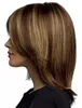 CAPS Women Lady Girl's Short Brown Blonde Natural Straight Cosplay Hair Full Wigs Us