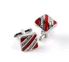 Moda Kobiety Mężczyźni Biżuteria Spinki do mankietów dla mężczyzn Koszula Diament Kryształ Akcesoria Moda Metal Diamond Cuff Links