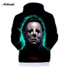 Yeni Tasarım Erkek/Kadın Michael Myers cadılar bayramı Cosplay 3D Hoodies 3D Baskı Sonbahar Kış Kapşonlu Spor Giyim Cadılar Bayramı Hoodies1