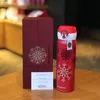 Thermos Christmas Crystal Snowflake Röd rostfritt stål Vakuumkopp ut Dooor Sport Tumbler 500 ml för Coffee341C8421598