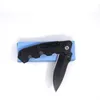 217 Small Black Sable Folding Blade Knife Tactical Hunting Knives 7Cr17mov Blade Aluminum Handle Camping Pocket Survival Knife Han8211473