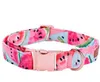 collare e guinzaglio per cani rosa con papillon per cani grandi e piccoli collare in tessuto di cotone accessori per animali con fibbia in metallo oro rosa