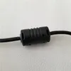 USB 2.0-Datenverlängerungskabel (Stecker auf Buchse) mit Magnet für PC, U-Disk, Netzwerkkarte, Festplatte, Schwarz, 30 cm