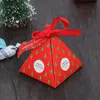 50 PCSLOT Creative Merry Christmas Candy Box Christmas Tree Gift Box Baking Package Carton Whole7751883