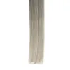 Grey Brazilian Hair Double Drawn Tape Extensions 100G 40pcs ash blonde Skin Weft Hair Extensions Tape 8a Micro Link Hair Extensions Human