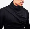 Mode coréenne décontracté tas col manches longues chemise hommes gants conception coupe ajustée t-shirt longue section pull personnalisé pour hommes M-3XL