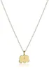 Elefante Chocker Colar Collane Oro Argento Con Collana con ciondolo in carta per gioielli da donna di moda BUONA FORTUNA