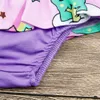 Lovely Newborn Clothes Baby Girl Unicorn Romper Rainbow Ruffles Sleeve Cartoon Animal Skirted Romper Jumpsuit Outfits Kids Princess Sunsuit