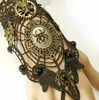 Hot style Vintage fashion personality bracelet spider web black lace lady gloves Halloween day accessories chic classic delicate elegance