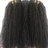 Modny Remy Clip in Hair Extensions 120g Clip in Human Włosy Rozszerzenia Afro Grube Remy Ludzkie Rozszerzenia mogą być farbowane