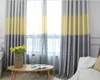 거실 장식 3 색 직물 침실 커튼 창 쉐이드 패널 2743을위한 북유럽 현대 그라디언트 정전 커튼