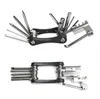 Cykel Multi Tools 11in1 Cykel Reparation Set Bike Repair Tool Kit Skiftnyckel Skruvmejsel Kedja Kolstål Bike Multifunktionsverktyg