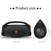 Güzel Ses Boombox Bluetooth Hoparlör Stere 3D HIFI Subwoofer Handsfree Açık Perakende Kutusu Ile Taşınabilir Stereo Subwoofer'lar