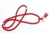 Perles de prière bouddhistes tibétaines, perles de corail rouge naturel de 6 mm 108 perles.