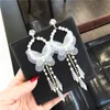 Vintage Pearl Drop Ohrringe für Frauen Tierfaller Butterfly Dangle Ohrdesigner Schmuck als Geschenk