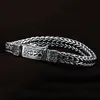 100% 925 Silber Armband Anker Breite 8mm Klassische Draht-Kabel Gliederkette S925 Thai Silber Armbänder für Frauen Männer Schmuck Y1891709