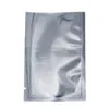 500pcs 6 9cm petits sacs en aluminium argenté à dessus ouvert sachets thermoscellés sous vide sac aliments séchés stockage de poudre de café feuille de Mylar Pa220m