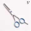 C1117 5 14 5cm JP 440C Customized Logo Professional Human Hair Scissors Barber Shop Hairdressing Scissors Cutting Scissors T294u9418273