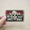10 st Buccaneer Skull Patches märken för punk tröja Stryk på överför broderiplåster för kläder SEW Accessoarer för byxor Jacka