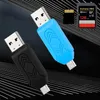 Mini USB 2.0 + OTG Micro SD / SDXC TF-kaartlezer Adapter U Disk Smart Memory Card Adapter voor Laptop Accessoires voor Flash Drive