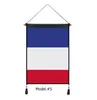 Decoration National flag hanging painting decorative painting football team cotton linen painting world competition cup bar tapestry