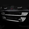 Pulsanti della console centrale Decorazione della copertura con paillettes per BMW Serie 5 G30 G38 528 530 2018 Chrome ABS Car Styling modificato