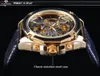 Forsining Transparent Case Gear Movement Steampunk Men Automatic Skeleton Watch Top Brand Open Work Design Self Winding7276933