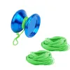 10 pcs/Lot corde en Polyester pour YO-YO lumière professionnel enfants YoYo balle jouets tour chaîne jouet accessoires corde vert