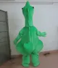 2018 Sprzedaż fabryki Hot Dorosły Green T-Rex Dinosaur Maskotki Kostium na sprzedaż z jednym mini wentylatorem wewnątrz głowy