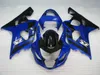 7gifts faring kit for SUZUKI GSXR600 GSXR750 04 05 K4 aftermarket GSX-R600/750 2004 2005 Blue black fairings set ME11