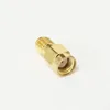 RP-SMA Manplugg till SMA Kvinnlig Jack RF Coax Adapter Convertor Connector Straight Goldplated