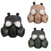 M40 DUBBEL FAN GAS MASK CS Filter Paintball Helmet Tactical Army Capacetes de Motociclista Guard FMA COSPlay12583