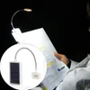 Mini Solar Power LED Book Light Clip On Flexible Adjustable LED Table Lamp For Music Stand and Book Reading Light