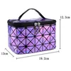 Funktionell kosmetisk väska Kvinnor Mode PU Läder Travel Make Up Necetarizer Organizer Zipper Makeup Case Pouch Toalettry Kit Bag