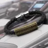 Europäische und amerikanische Mode diy handgemachte Leder Seil Armband Edelstahl Titan Armband Männer die Great Wall Hersteller Großhandel