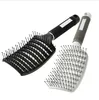 Pentes profissionais Nylon Tangle Hair Brush Round Detangle Hair Brush Hairdresser Pente Hair Curly Detangle Hairbrush