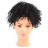 Afro Puff Consitail Extensions для чернокожих женщин извращенные вьющиеся шнурки для волос хвост.