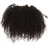 Evermagic Afro Kinky Kıvırcık İnsan Saç At kuyruğu Uzantıları 70120G Ponytail Malezya Remy Hair8857394