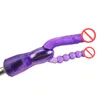 Sex Machine Accessoires Double Tête Anal Gode Masturbation Clitoris Stimuler Sex Toys pour Femmes Pénis Adulte Product1816715