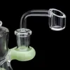 4MM Quartz Smoking Accessories Banger For Mini Glass Water Pipe Domeless Long neck Banger nails 10mm 14mm 18mm male female Clear