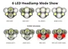 8 LED T6 COB 헤드 램프 USB 충전 가능 18650 배터리 헤드 라이트 헤드 충전기 선물 상자 방수 낚시 캠핑을위한 수퍼 브라이트