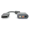 Câble adaptateur audio pour Xbox 360 AV Câble audio RCA optique Cordon Couleur Gris DHL FEDEX EMS LIVRAISON GRATUITE