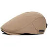 FS Unisex High Quality Beret Cap Summer Sun Breathable Hat For Men Women Fashion Flat Caps Black Cabbie Hats