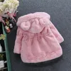 Çocuk Dış Giyim Toddlers Kızlar Kış Ceket Güzeller güzeli Bebek Faux Kürk Polar Astarlı Coat Çocuklar Ceketler Mont Kürk Ceketler Kış Sıcak Çocuklar mont